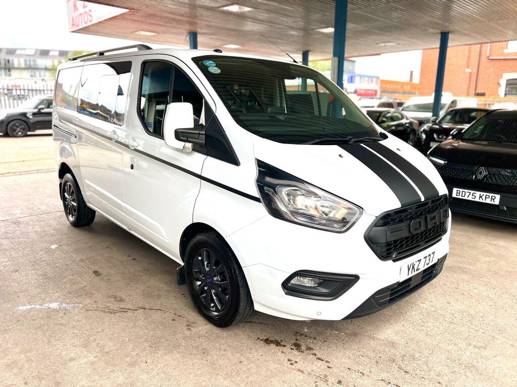 Ford Transit Custom 2.0 300 Ecoblue Limited Crew Van L1 H1 Euro 6 White