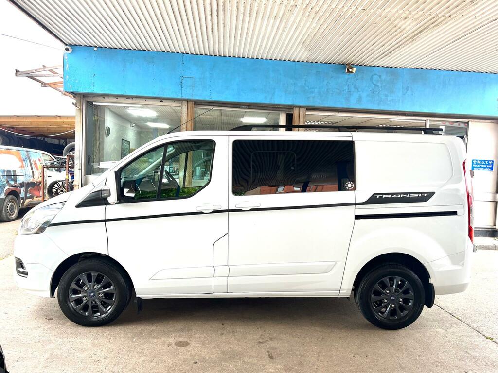 Ford Transit Custom 2.0 300 Ecoblue Limited Crew Van L1 H1 Euro 6 White #4