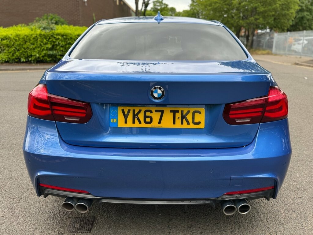 BMW 3 Series 3L M Sport Shadow Edition YK67TKC Blue #4