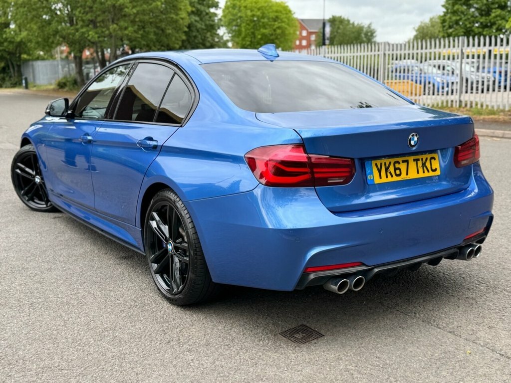 BMW 3 Series 3L M Sport Shadow Edition YK67TKC Blue #5