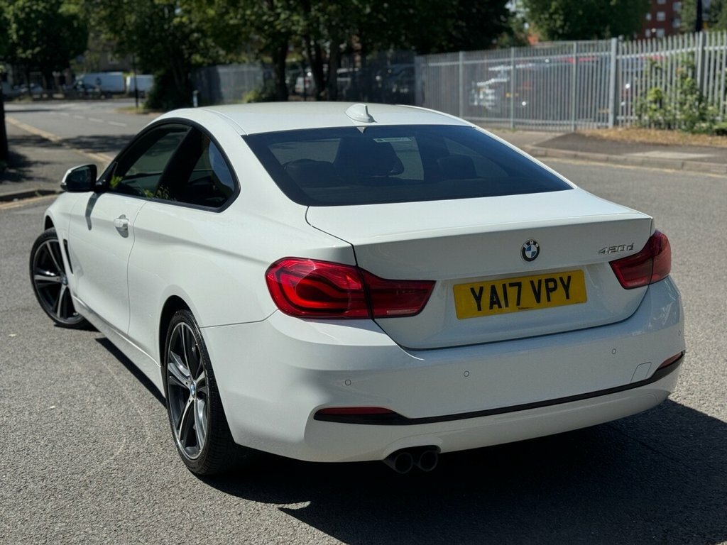 BMW 4 Series Gran Coupe 2L Sport YA17VPY White #6
