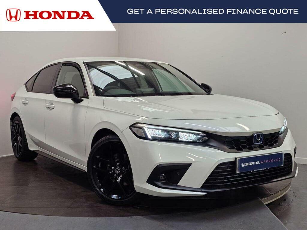 Honda Civic 2.0 H I-mmd Sport Ecvt Euro 6 Ss PK24ORT White