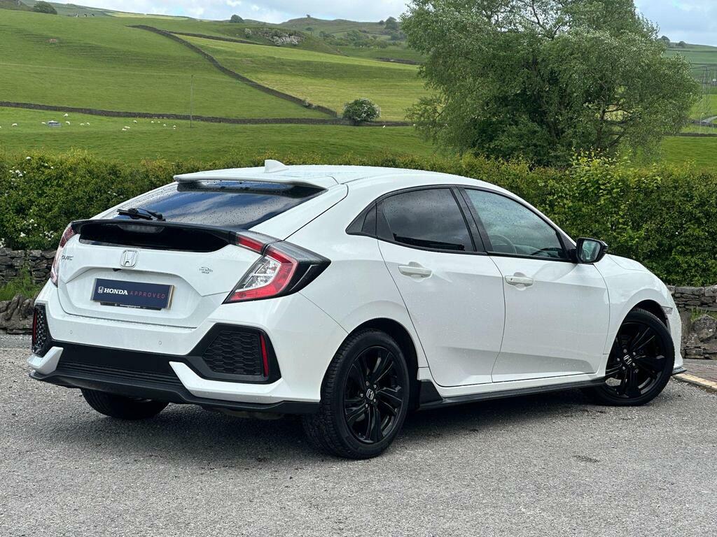 Honda Civic 1.0 Vtec Turbo Sport Line Cvt Euro 6 Ss PJ19LJN White #6