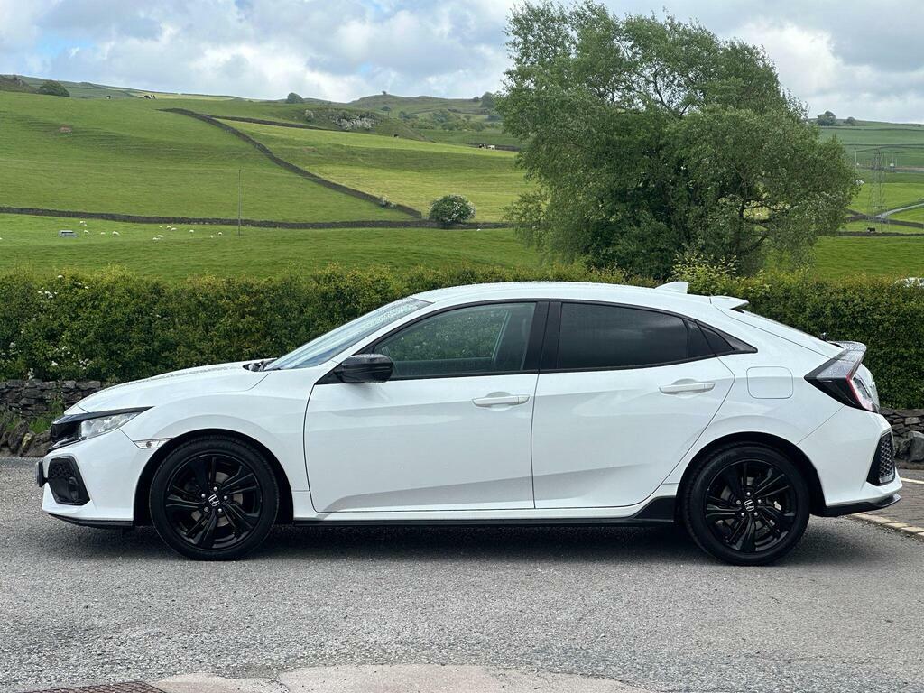 Honda Civic 1.0 Vtec Turbo Sport Line Cvt Euro 6 Ss PJ19LJN White #4