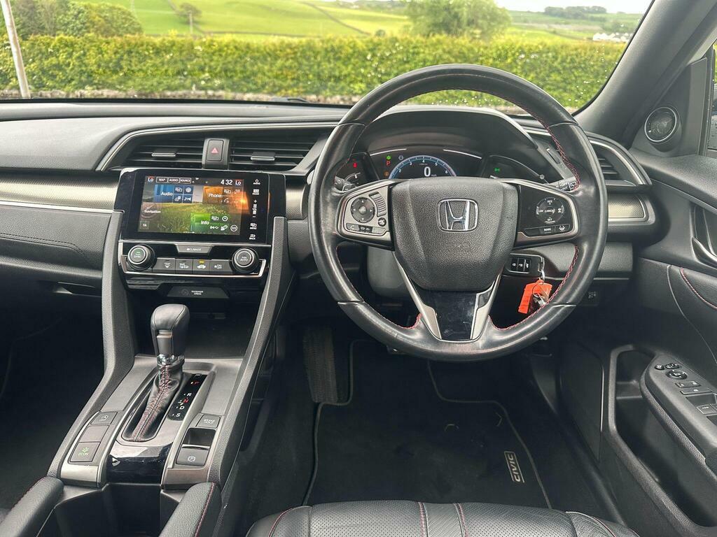 Honda Civic 1.0 Vtec Turbo Sport Line Cvt Euro 6 Ss PJ19LJN White #5