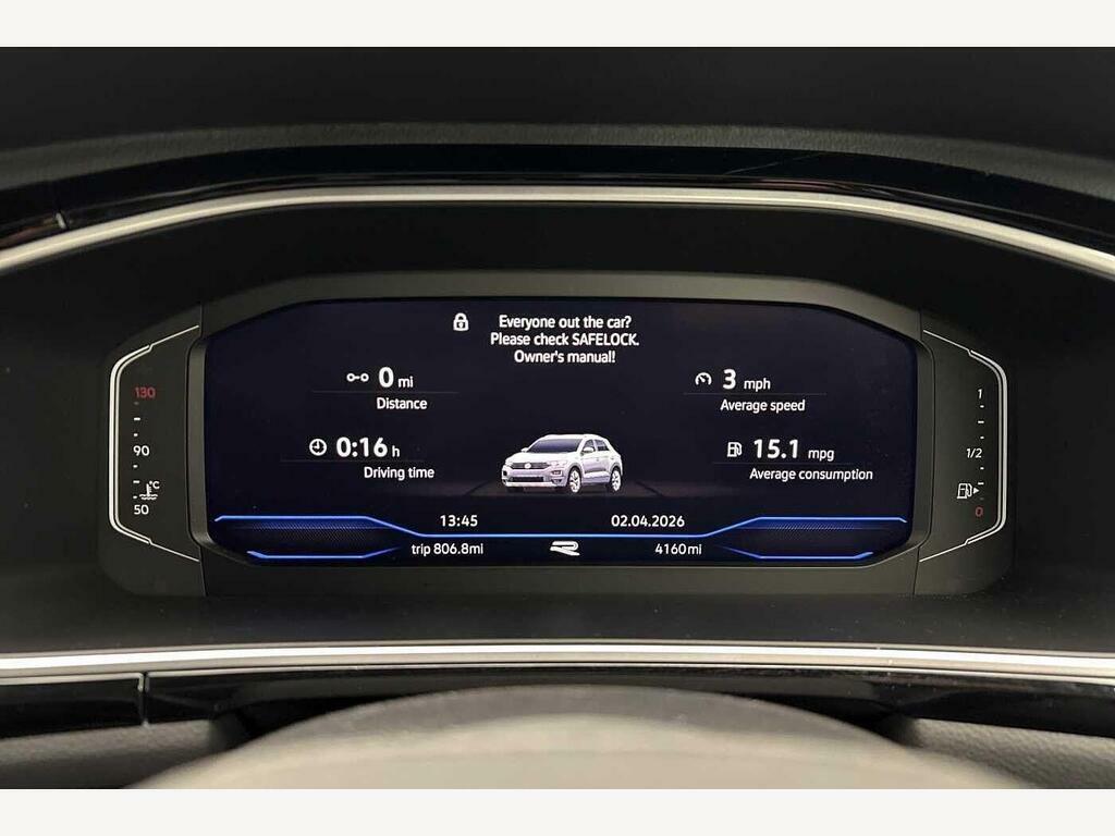 Volkswagen T-Roc 2.0 Tdi R-line Dsg Euro 6 Ss DA75PZH Black #2