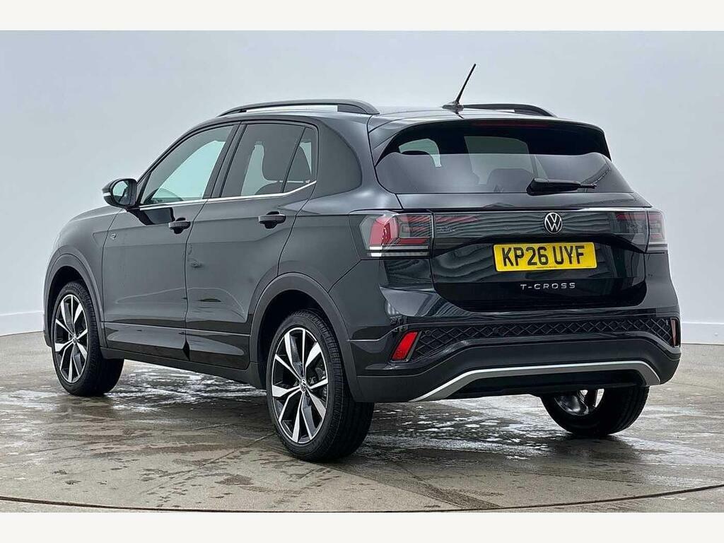 Volkswagen T-Cross 1.0 Tsi R-line Euro 6 Ss KP26UYF Black #3