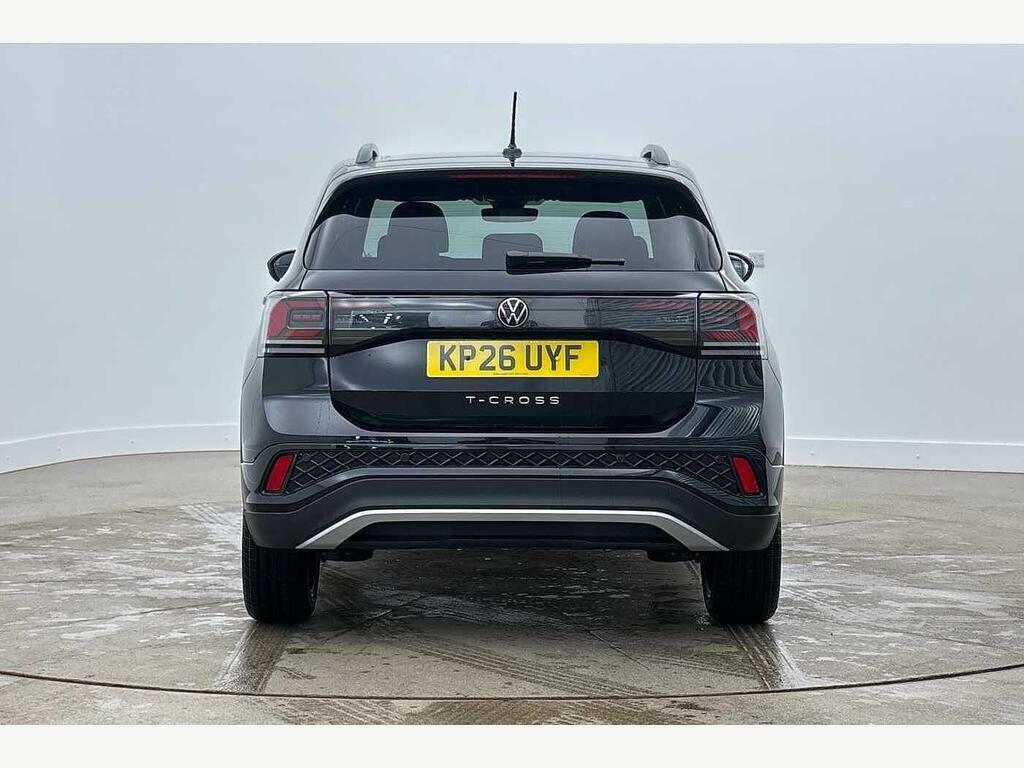 Volkswagen T-Cross 1.0 Tsi R-line Euro 6 Ss KP26UYF Black #4