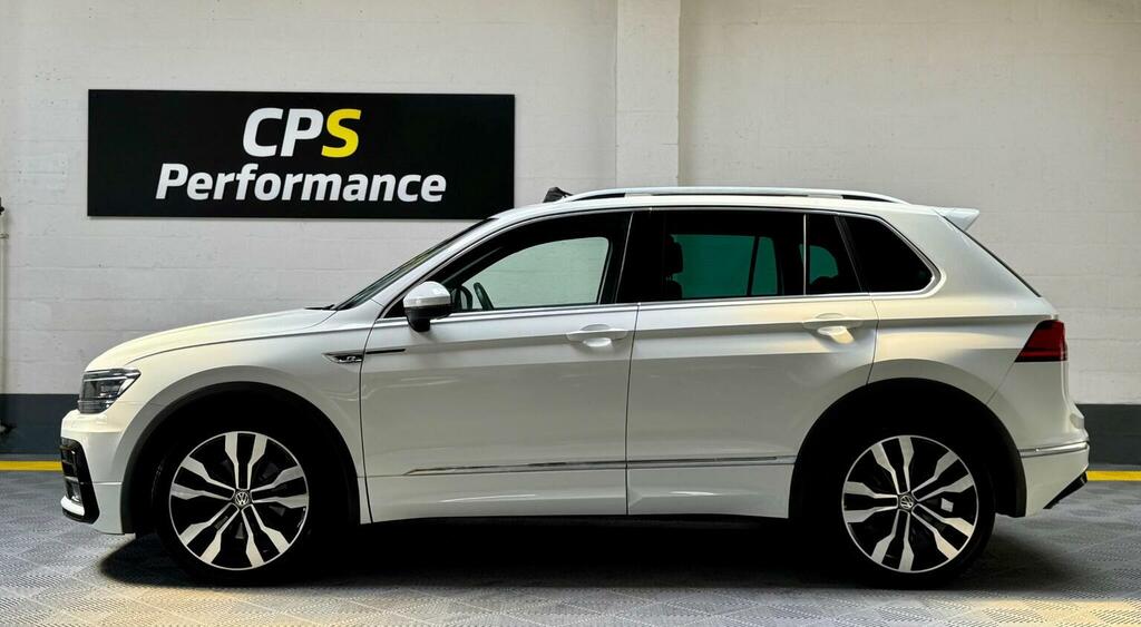 Volkswagen Tiguan 2.0 Tdi R-line Dsg 4Motion Euro 6 S S KU67DDO White #2