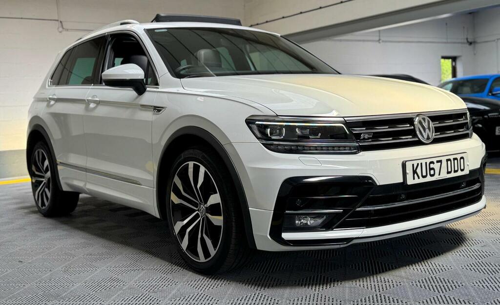 Volkswagen Tiguan 2.0 Tdi R-line Dsg 4Motion Euro 6 S S KU67DDO White #5