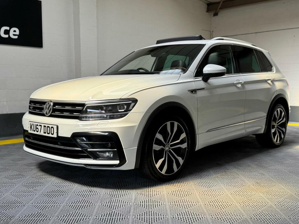 Volkswagen Tiguan 2.0 Tdi R-line Dsg 4Motion Euro 6 S S KU67DDO White #3