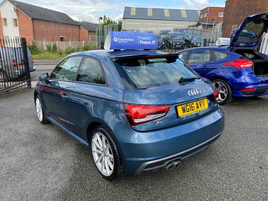 Audi A1 1.4L S Line WG16AVV Blue #4