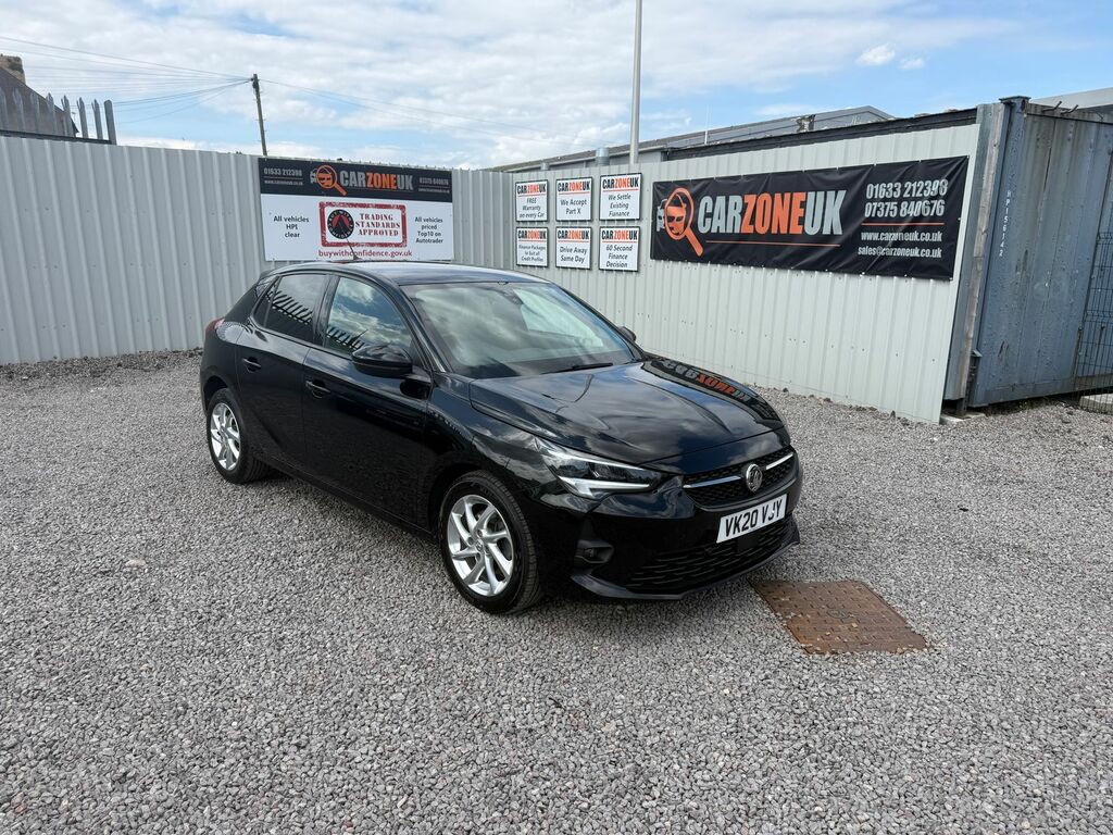 Vauxhall Corsa 1.2 Turbo Sri Hatchback Euro 6 VK20VJY Black #2