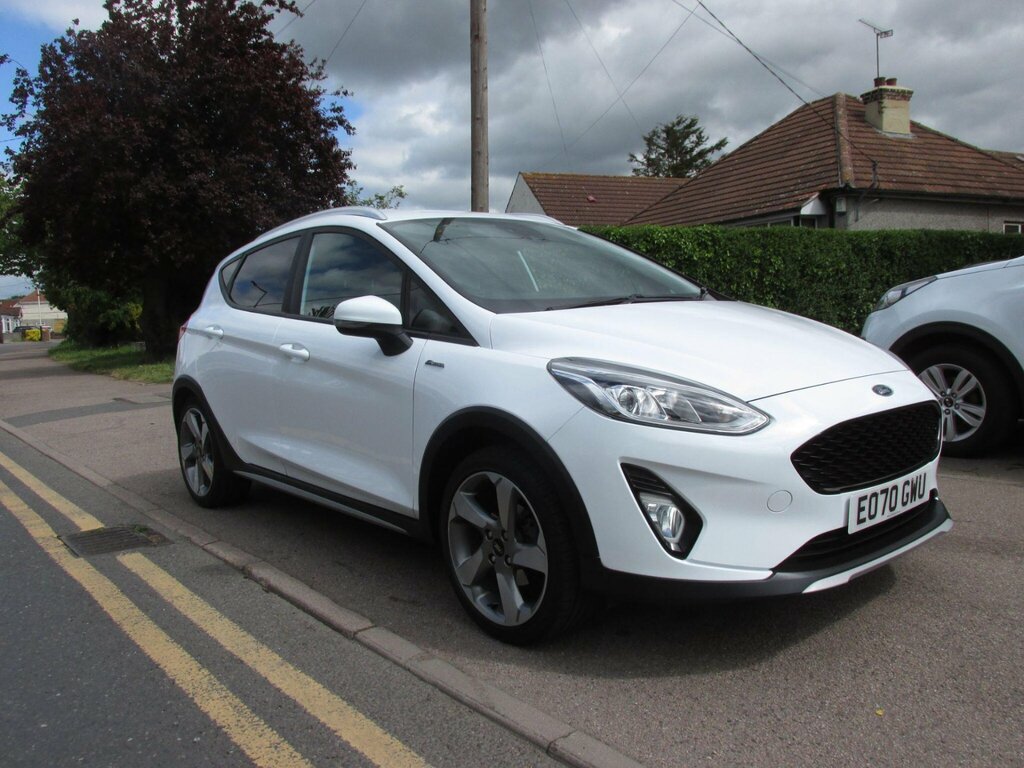 Ford Fiesta 1.0T Ecoboost Active X Euro 6 Ss EO70GWU White #2