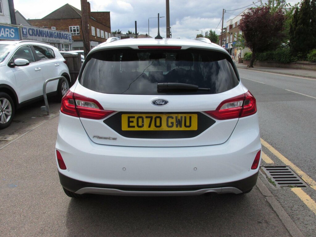 Ford Fiesta 1.0T Ecoboost Active X Euro 6 Ss EO70GWU White #5