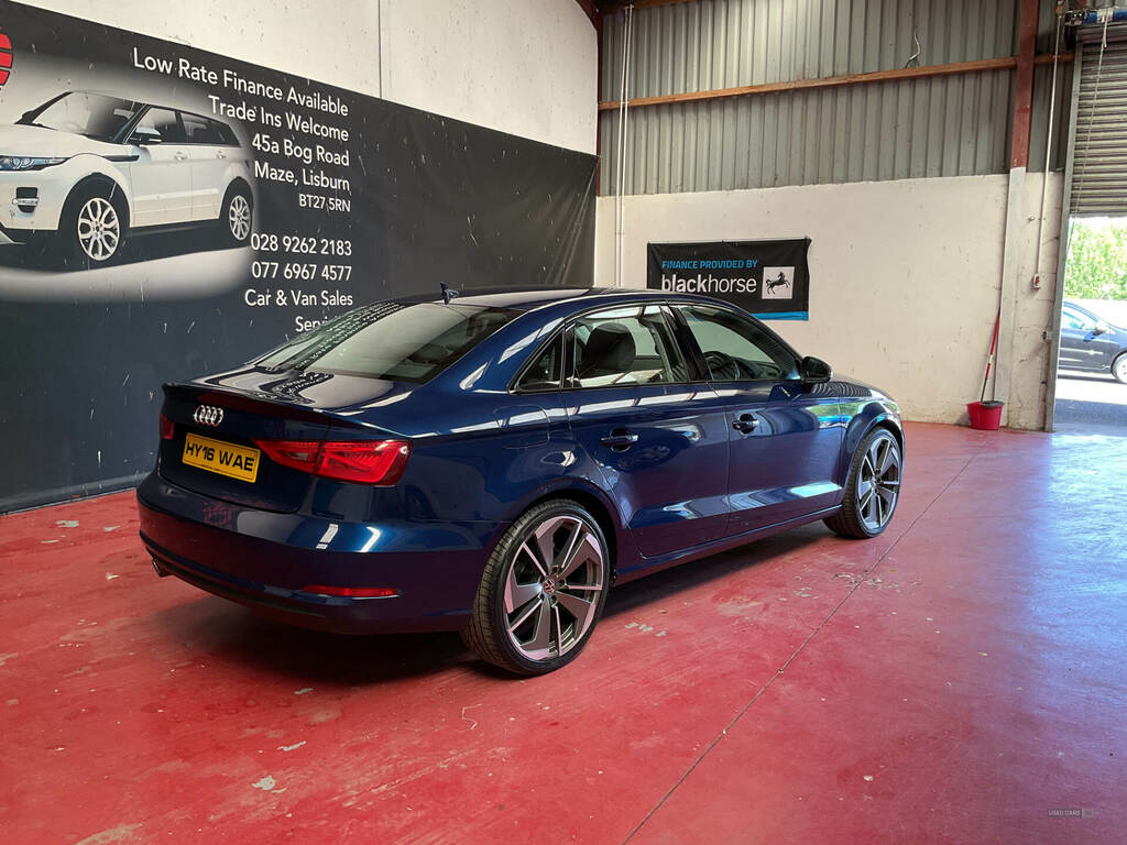 Audi A3 1.6 Tdi 110 Sport S Tronic Nav HY16WAE Blue #3
