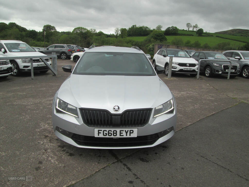 Skoda Superb 2.0 Tdi Cr Sport Line Dsg 7 Speed FG68EYP Silver #3