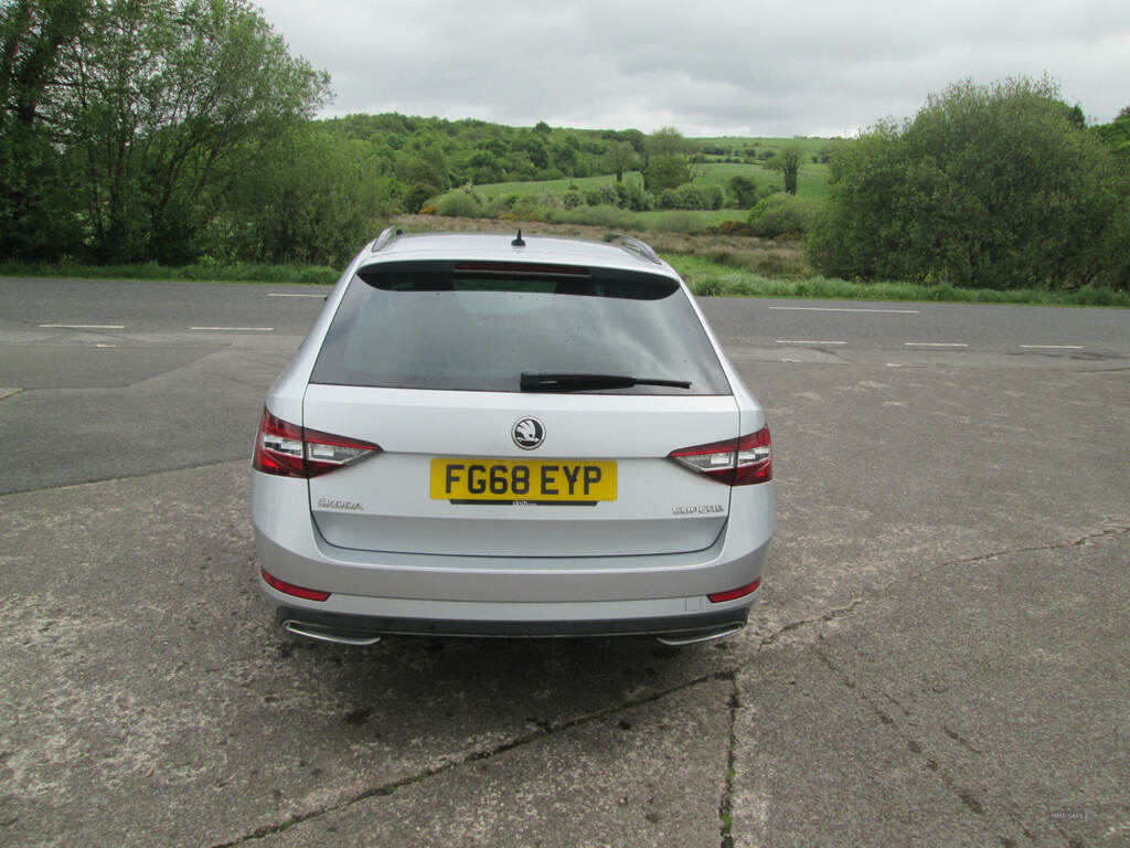 Skoda Superb 2.0 Tdi Cr Sport Line Dsg 7 Speed FG68EYP Silver #6