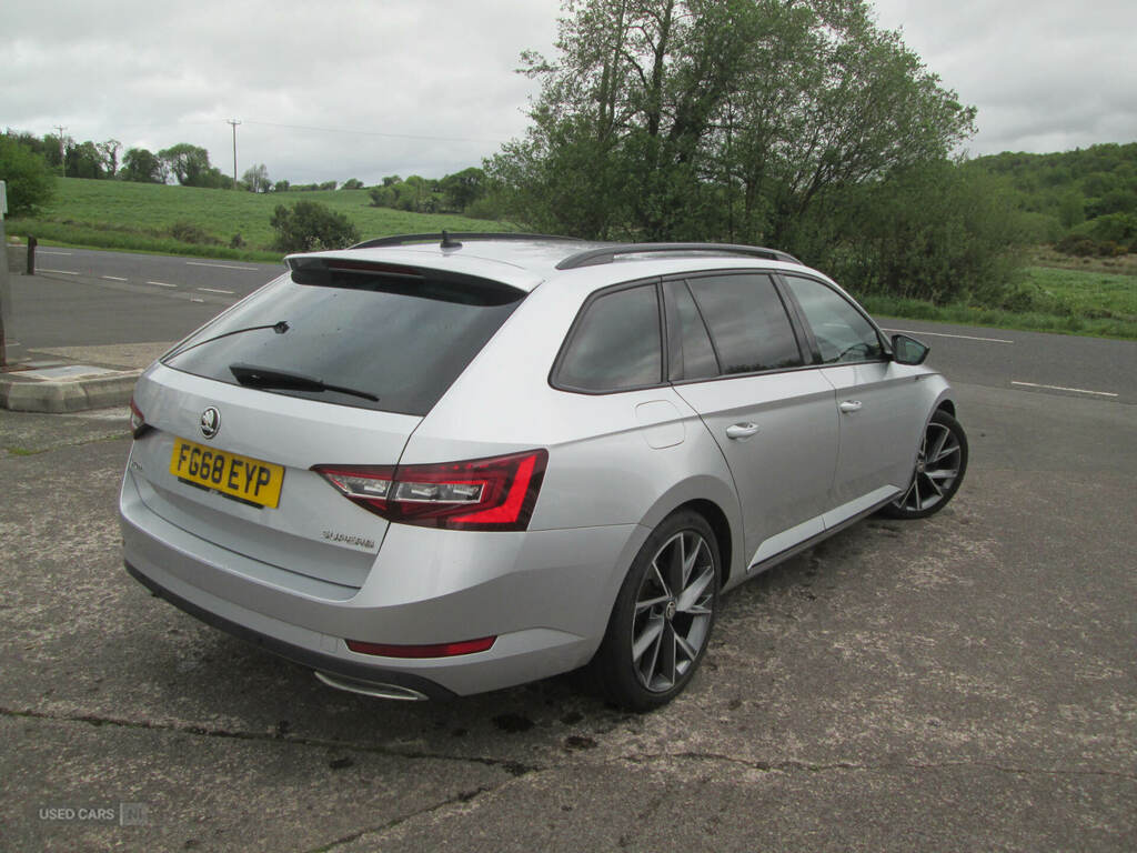 Skoda Superb 2.0 Tdi Cr Sport Line Dsg 7 Speed FG68EYP Silver #4