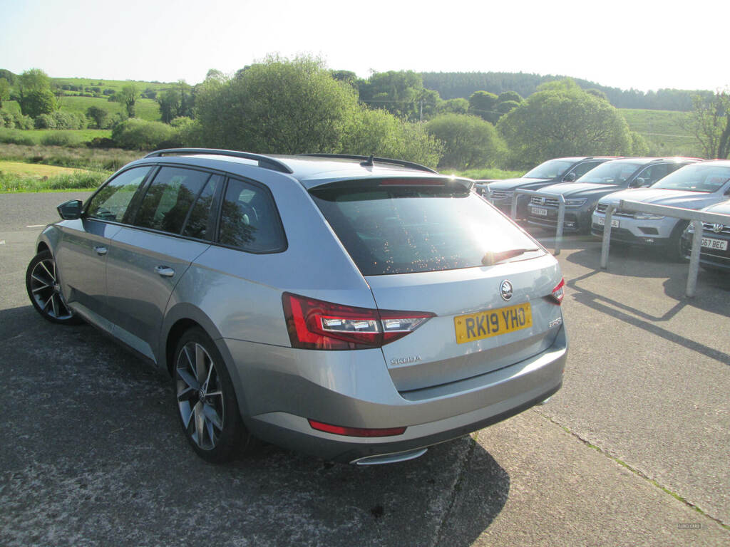 Skoda Superb 2.0 Tdi Cr Sport Line Dsg 7 Speed RK19YHO Grey #5