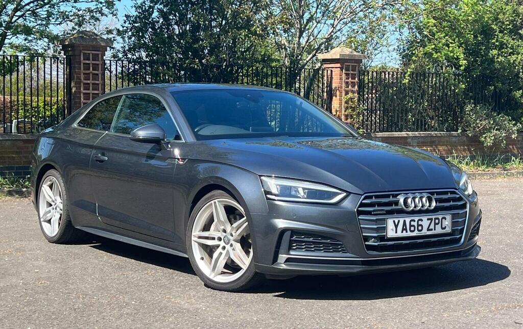 Audi A5 Coupe 2.0 Tdi S Line S Tronic Quattro Euro 6 Ss Grey