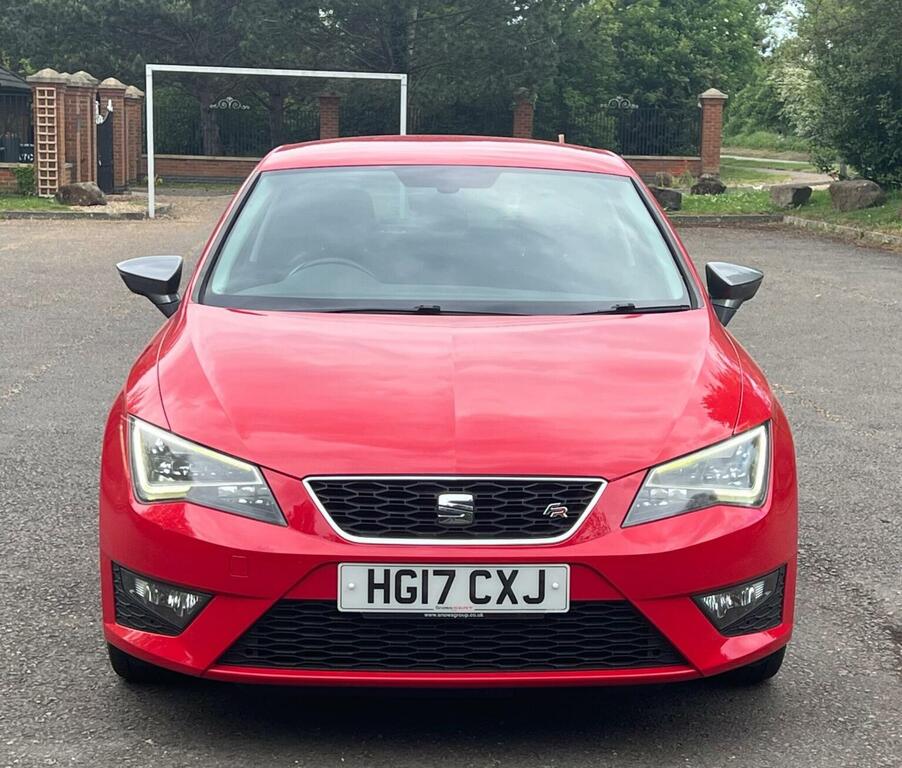 Seat Leon Hatchback 2.0 Tdi Fr Titanium Sport Coupe Euro 6 HG17CXJ Red #4