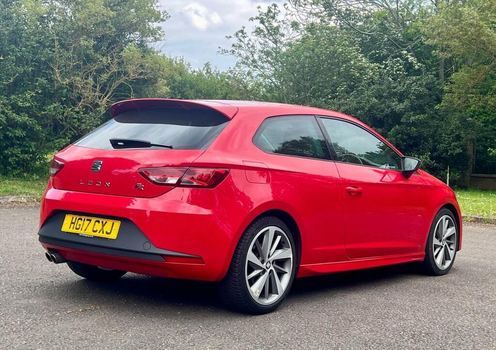 Seat Leon Hatchback 2.0 Tdi Fr Titanium Sport Coupe Euro 6 HG17CXJ Red #6
