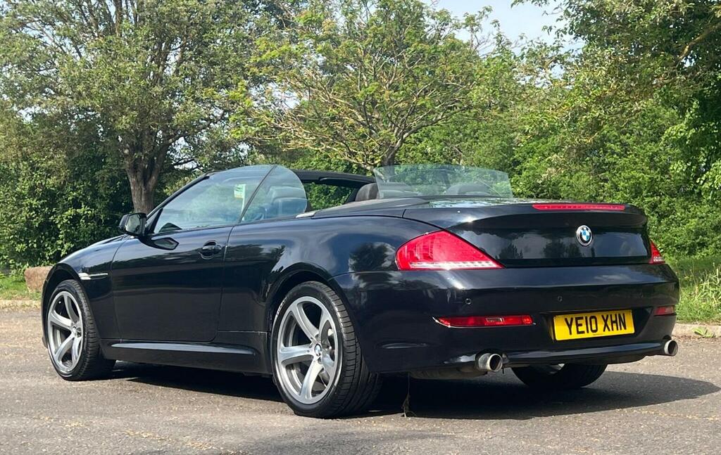 BMW 6 Series Convertible 3.0 630I Sport Steptronic Euro 4 Black #3