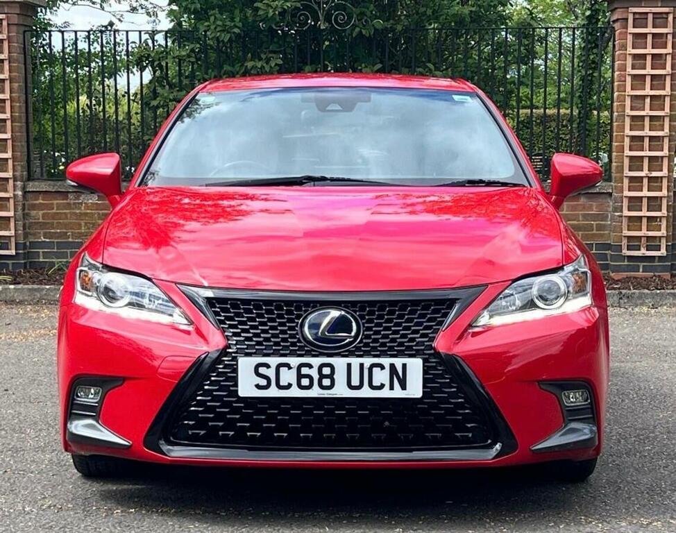 Lexus CT Hatchback 1.8 200H E-cvt Euro 6 Ss 201868 SC68UCN Red #2