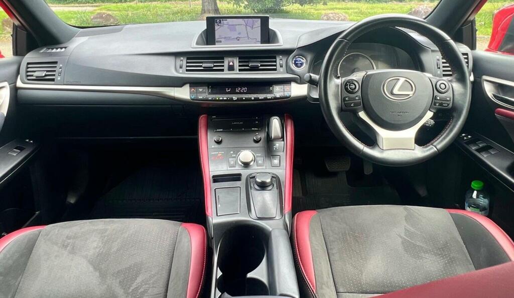 Lexus CT Hatchback 1.8 200H E-cvt Euro 6 Ss 201868 SC68UCN Red #3