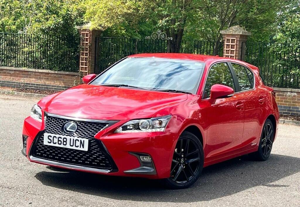 Lexus CT Hatchback 1.8 200H E-cvt Euro 6 Ss 201868 SC68UCN Red #4