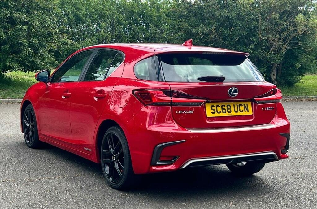 Lexus CT Hatchback 1.8 200H E-cvt Euro 6 Ss 201868 SC68UCN Red #5