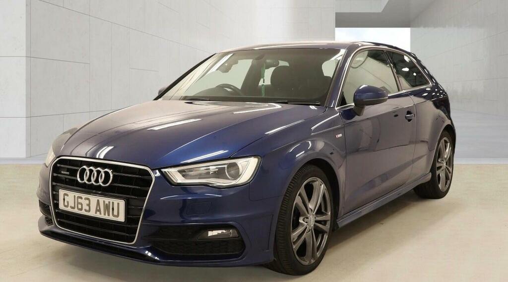 Audi A3 Hatchback 1.8 Tfsi S Line S Tronic Quattro Euro 6 GJ63AWU Blue #2