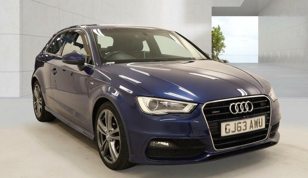 Audi A3 Hatchback 1.8 Tfsi S Line S Tronic Quattro Euro 6 Blue