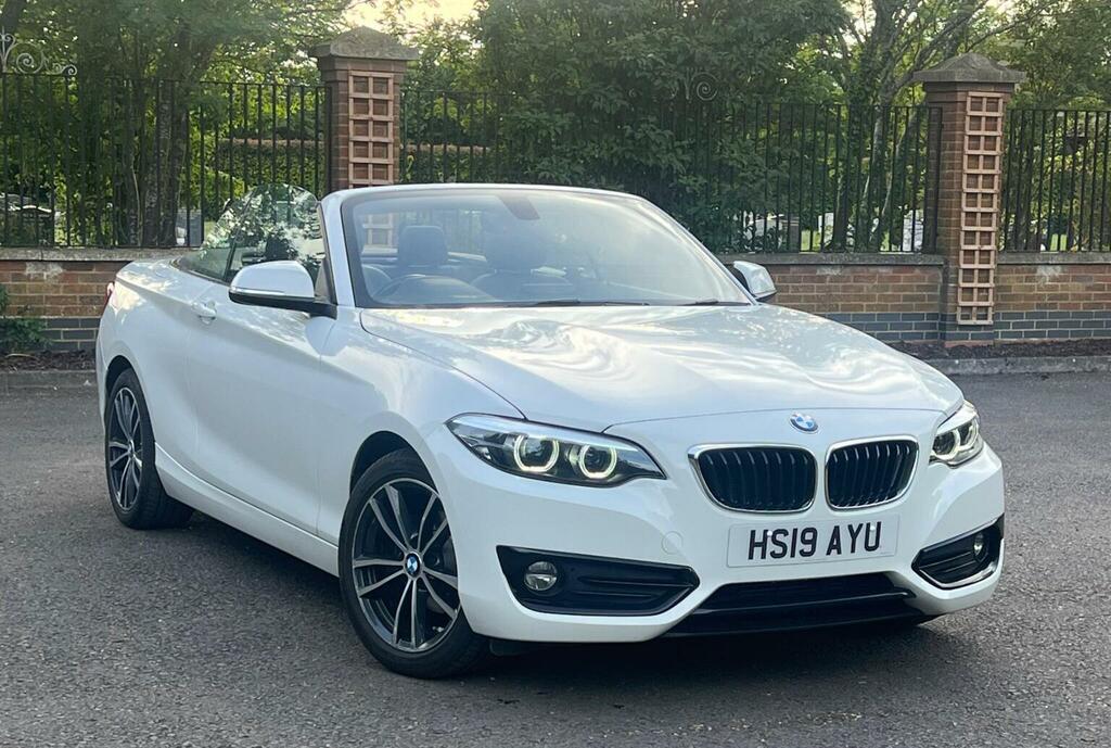 BMW 2 Series Convertible 2.0 218D Sport Euro 6 Ss White