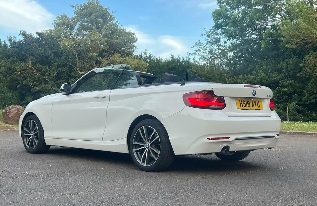 BMW 2 Series Convertible 2.0 218D Sport Euro 6 Ss HS19AYU White #6