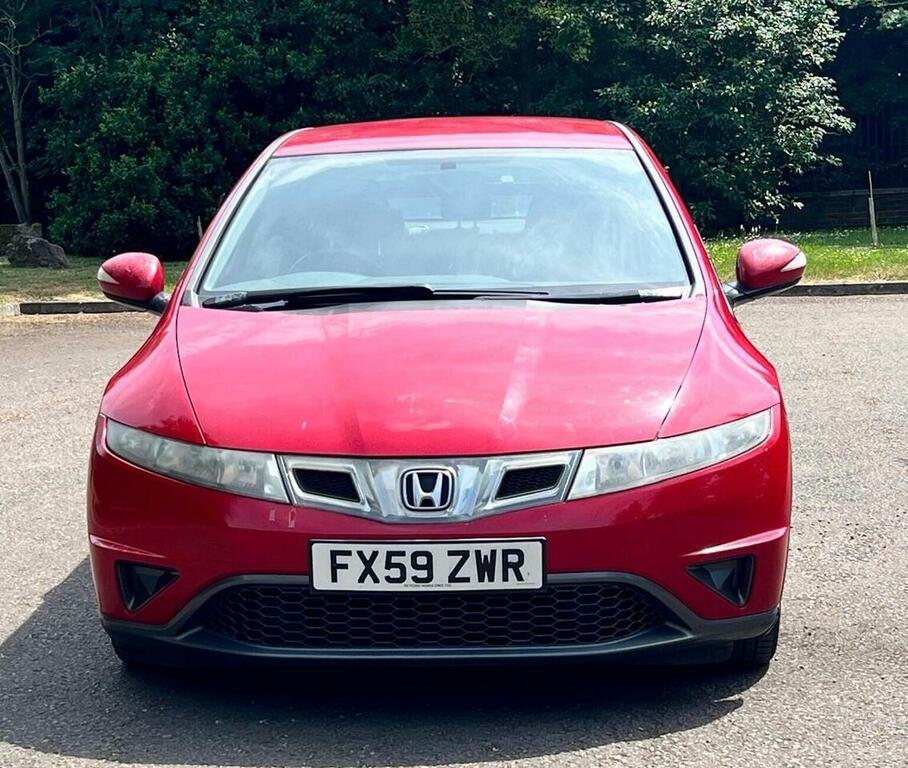 Honda Civic Hatchback 1.8 I-vtec Se 200959 FX59ZWR Red #2