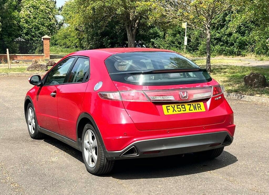 Honda Civic Hatchback 1.8 I-vtec Se 200959 FX59ZWR Red #5
