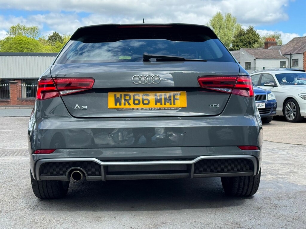 Audi A3 1.6 Tdi S Line Euro 6 Ss WR66MMF Grey #3