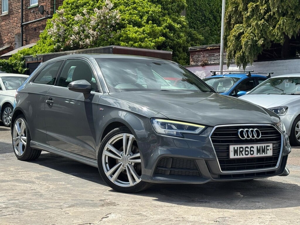 Audi A3 1.6 Tdi S Line Euro 6 Ss WR66MMF Grey #5