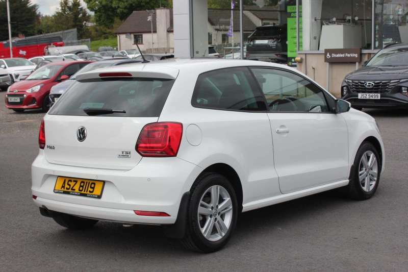Volkswagen Polo 1.2 Tsi Match Edition Dsg - 2017 Asz8119 ASZ8119 White #4