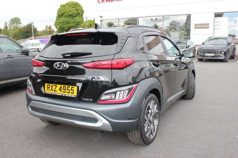 Hyundai Kona 1.6 Gdi Hybrid Premium Dct 12021 - 2022 Rxz RXZ4955 Black #6