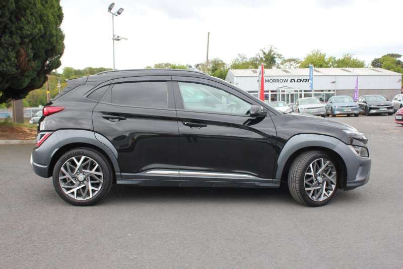 Hyundai Kona 1.6 Gdi Hybrid Premium Dct 12021 - 2022 Rxz RXZ4955 Black #3