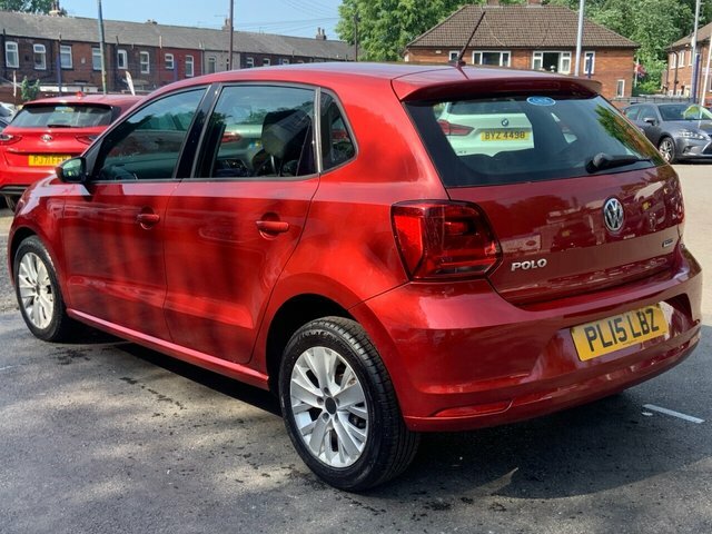 Volkswagen Polo Hatchback PL15LBZ Red #6