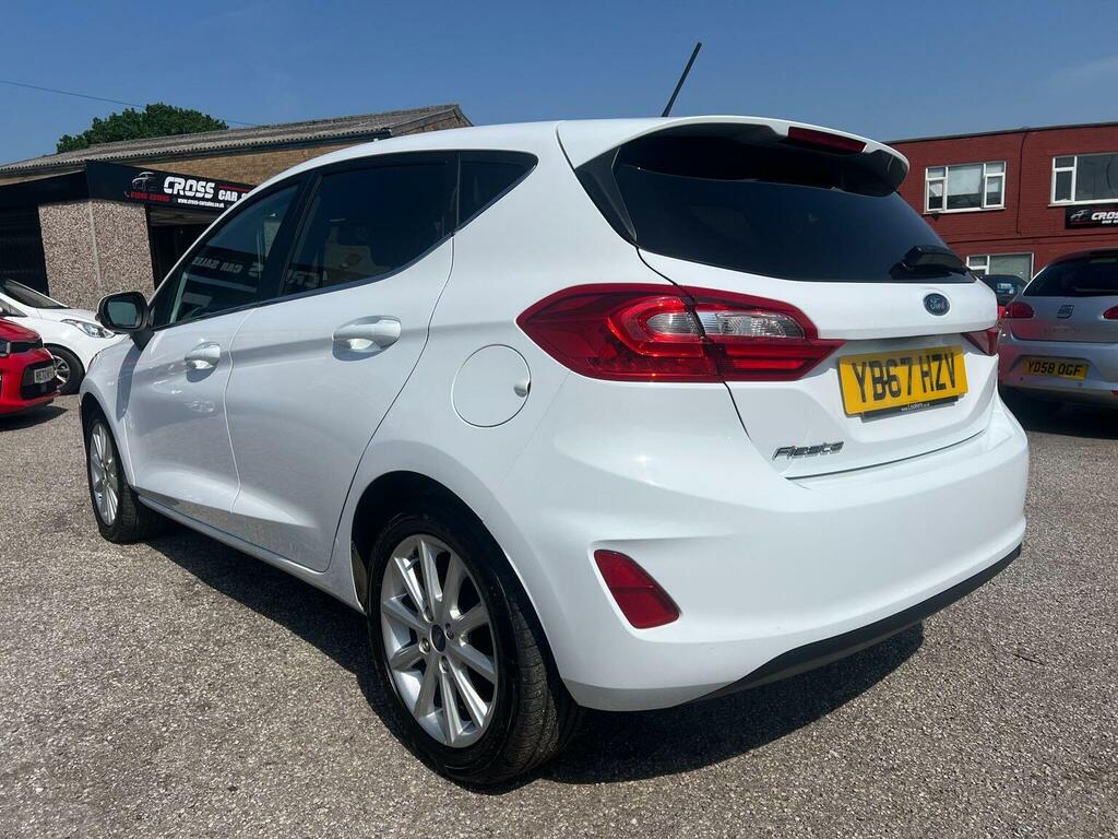 Ford Fiesta Hatchback 1.0T Ecoboost Titanium Euro 6 Ss YB67HZV White #2