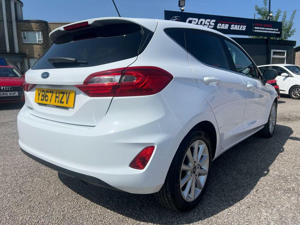 Ford Fiesta Hatchback 1.0T Ecoboost Titanium Euro 6 Ss YB67HZV White #4