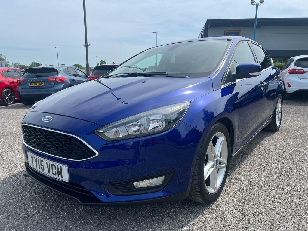 Ford Focus Hatchback 1.0T Ecoboost Zetec Euro 6 Ss 20 YY15VOM Blue #3