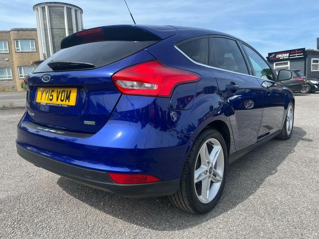 Ford Focus Hatchback 1.0T Ecoboost Zetec Euro 6 Ss 20 YY15VOM Blue #4
