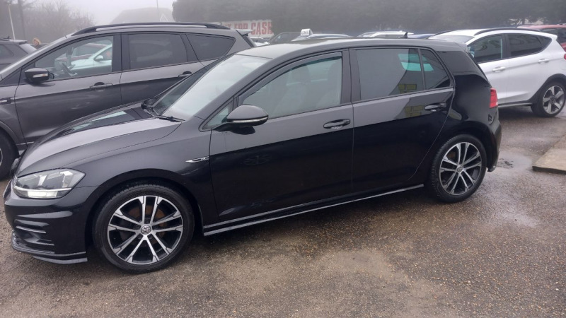 Volkswagen Golf 1.5 Tsi Evo 150 R-line - 2018 68 DE68UOF Black #4