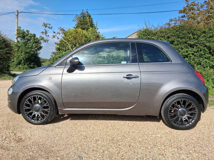 Fiat 500 1.2 Lounge Hatchback Euro 6 Ss CU69FLJ Grey #4